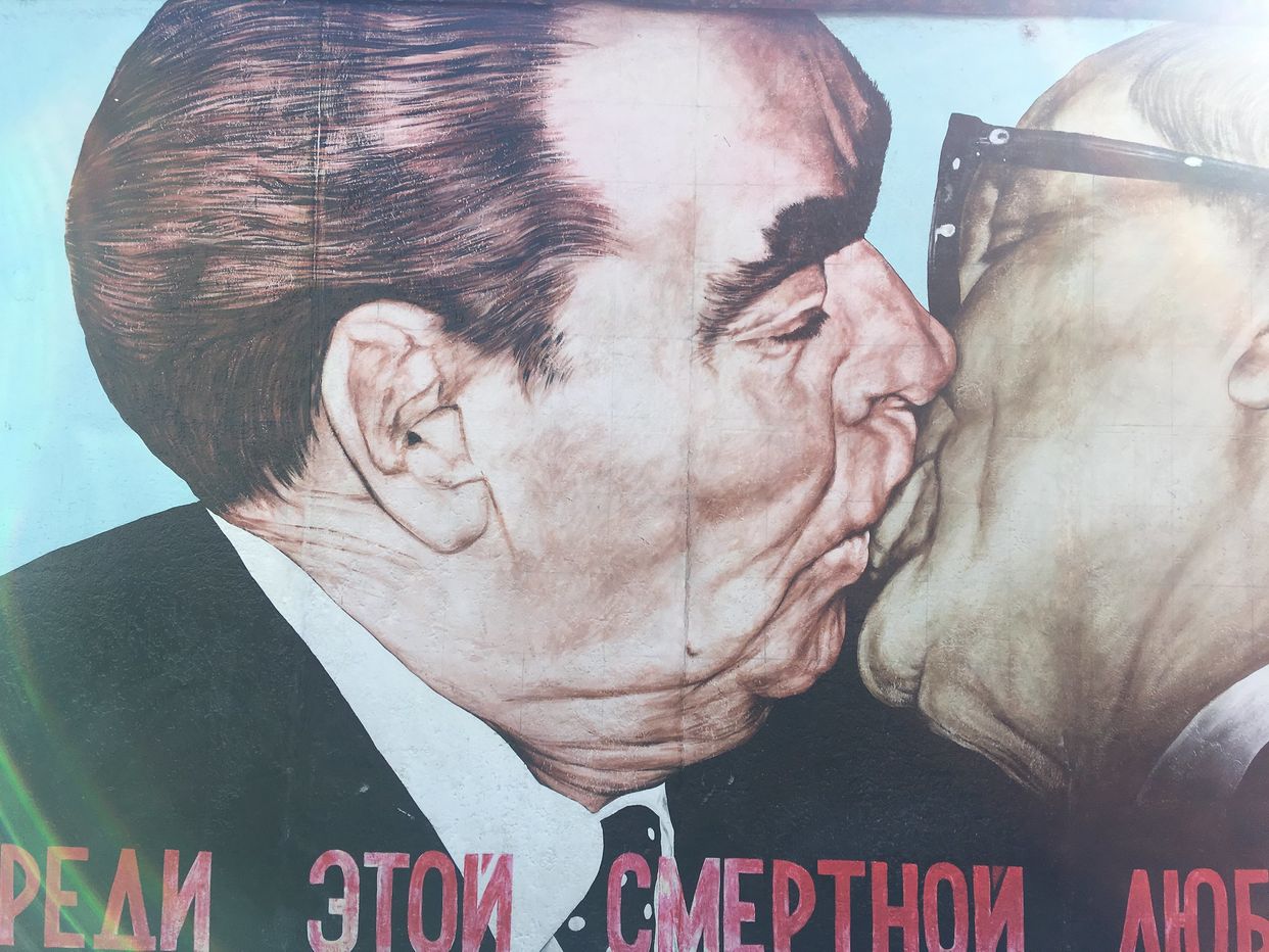 Fraternal Kiss Mural