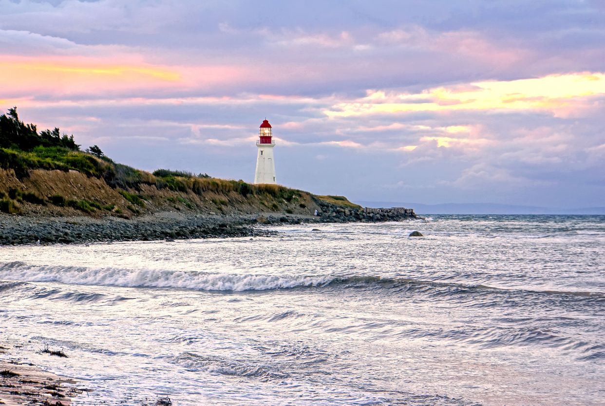 View of Low Point Lighthouse