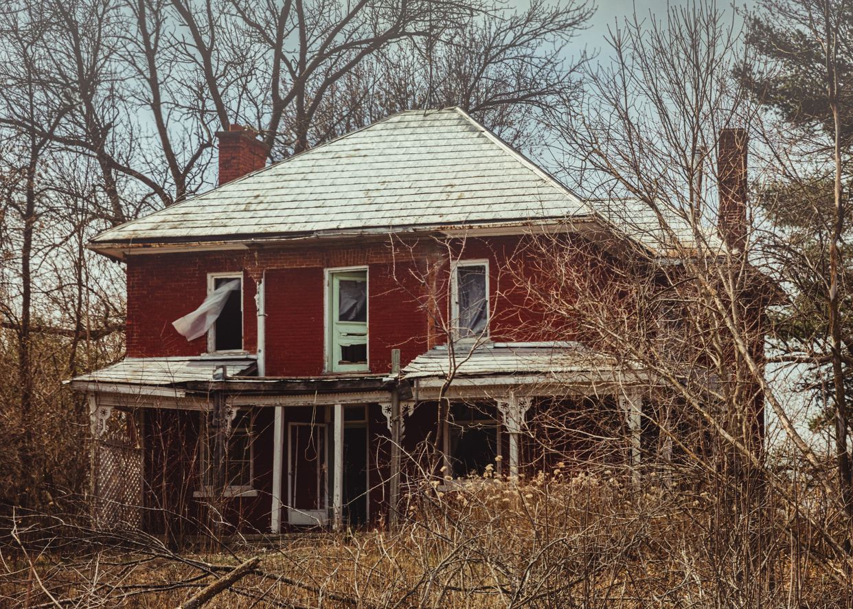 Forgotten Brick Abandoned House