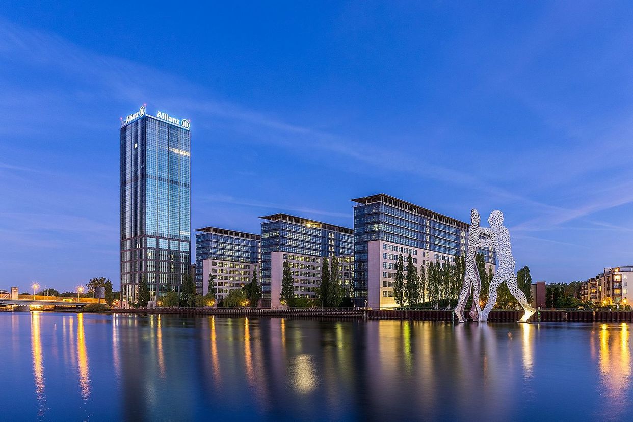 View of Treptowers