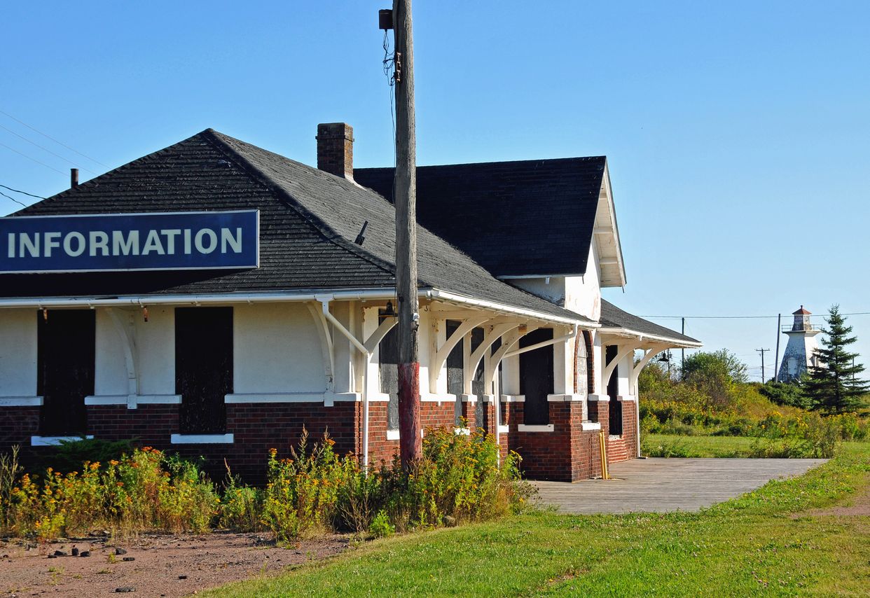 Abandoned Cape Tourmentine Train Station