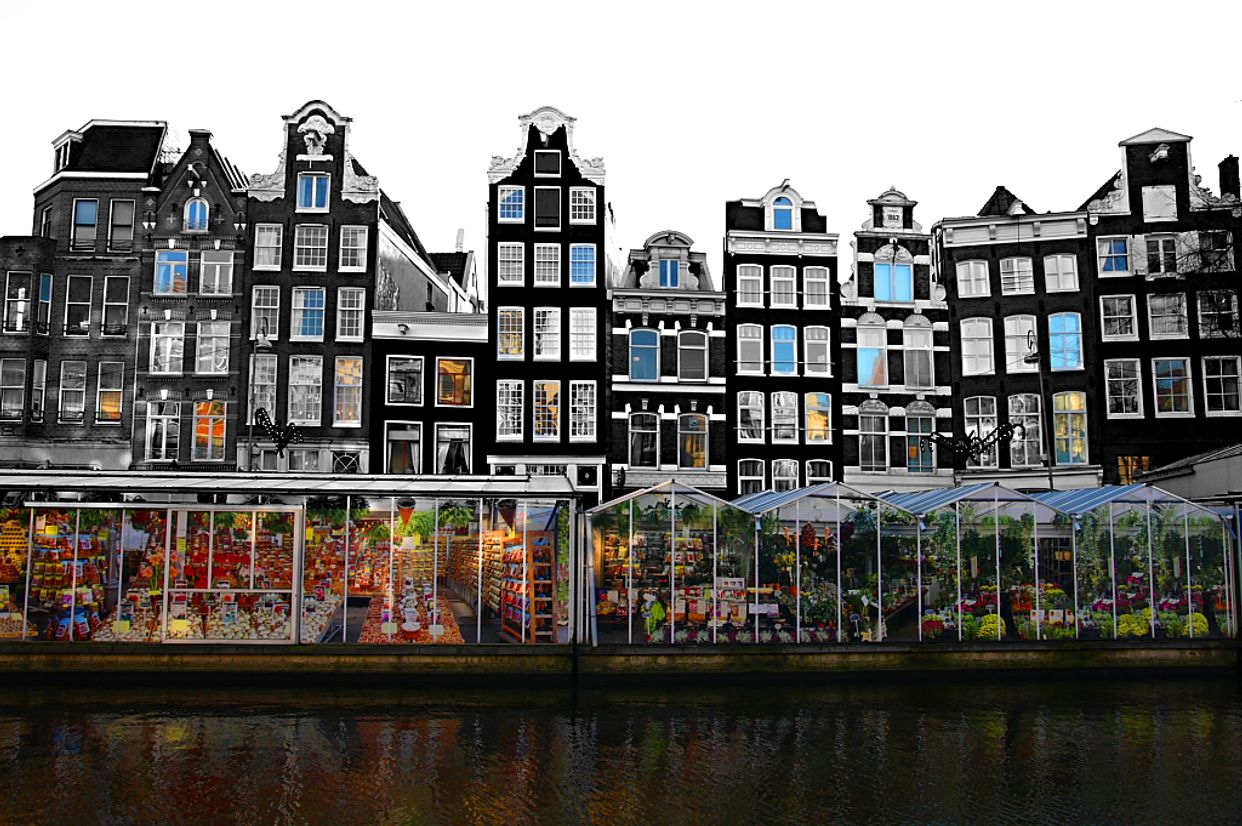 View of Bloemenmarkt