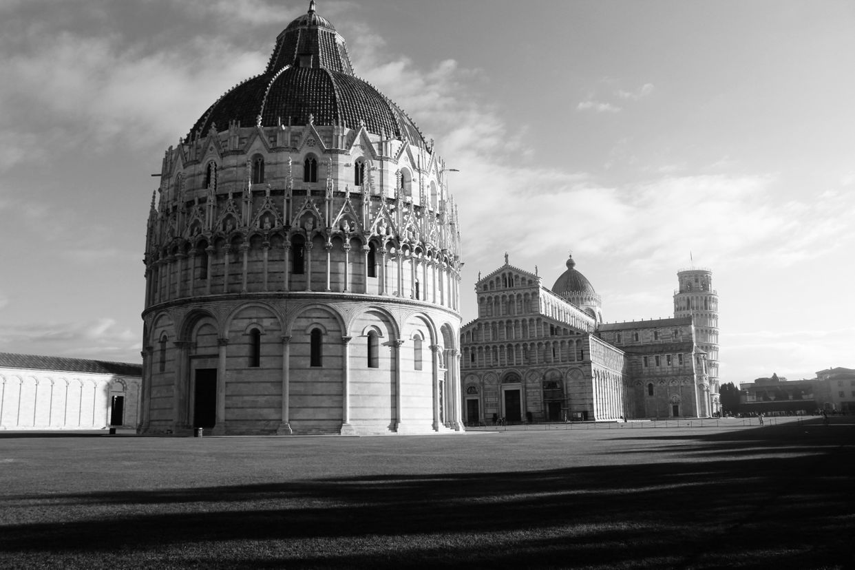 Piazza dei Miracoli (Battistero di San Giovanni, Cattedrale di Pisa & Torre di Pisa)