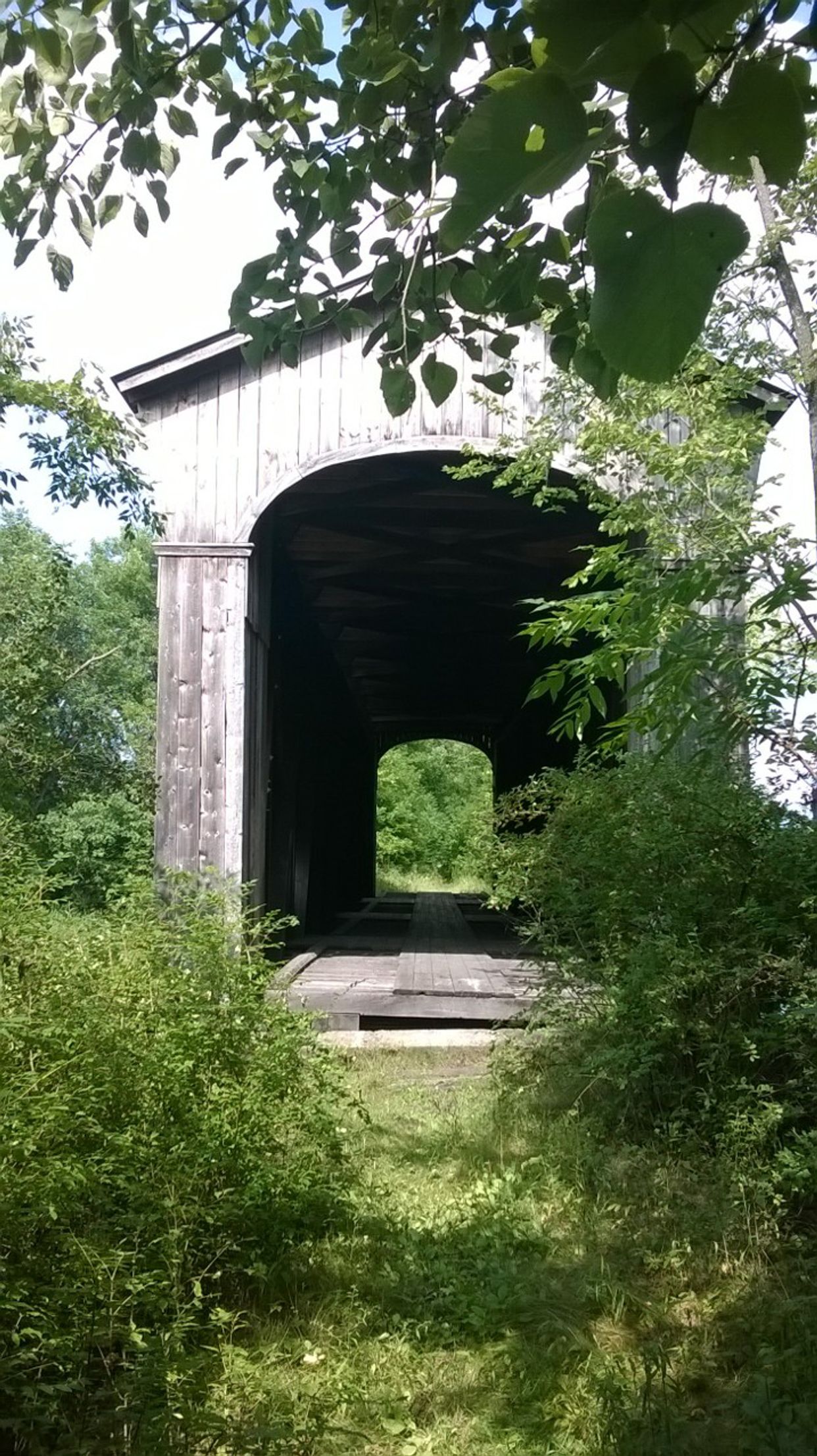 East Shoreham Covered Railroad Bridge