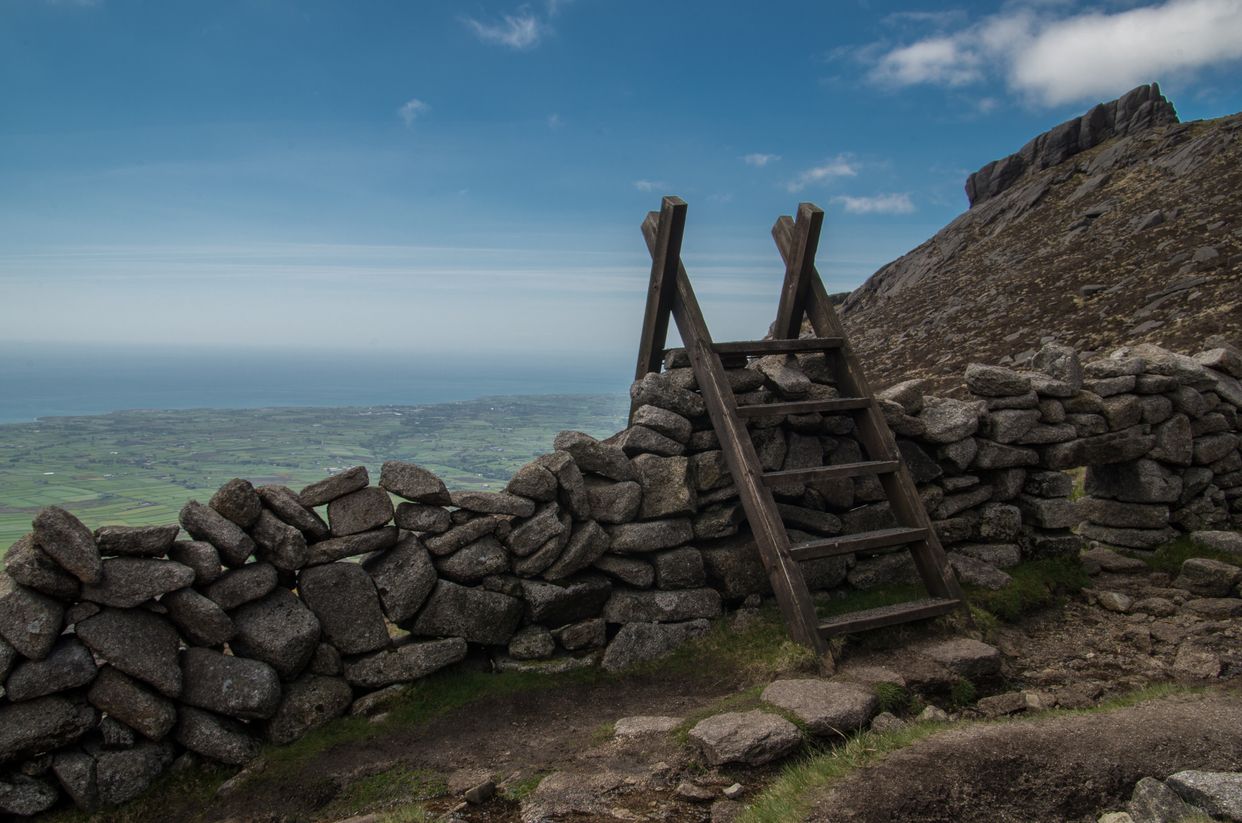 Mourne Wall at Slieve Binnian