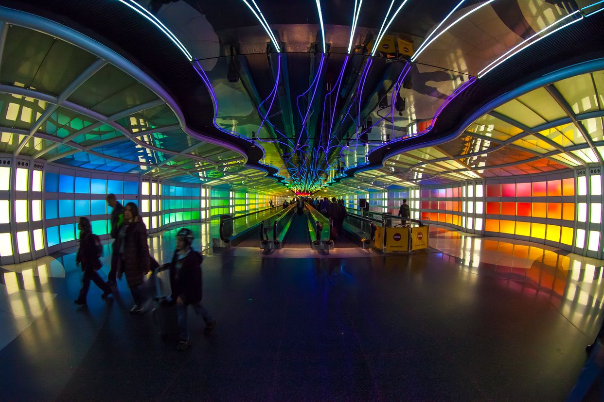 O'Hare International Airport Underground Tunnel