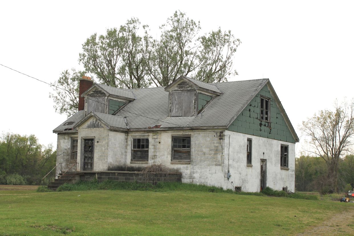 Dilapidated house