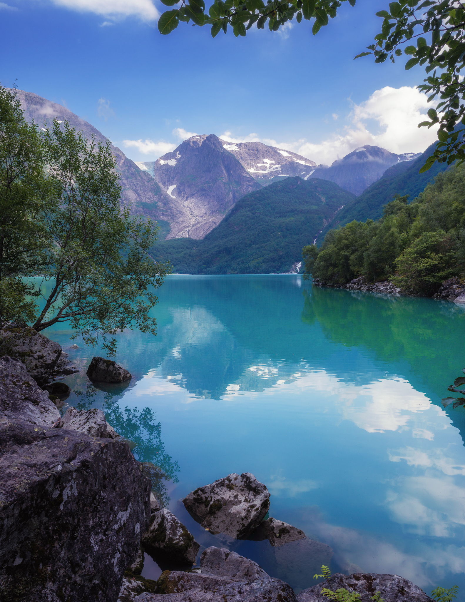 Lake Bondhus — Photo by F.Heiland