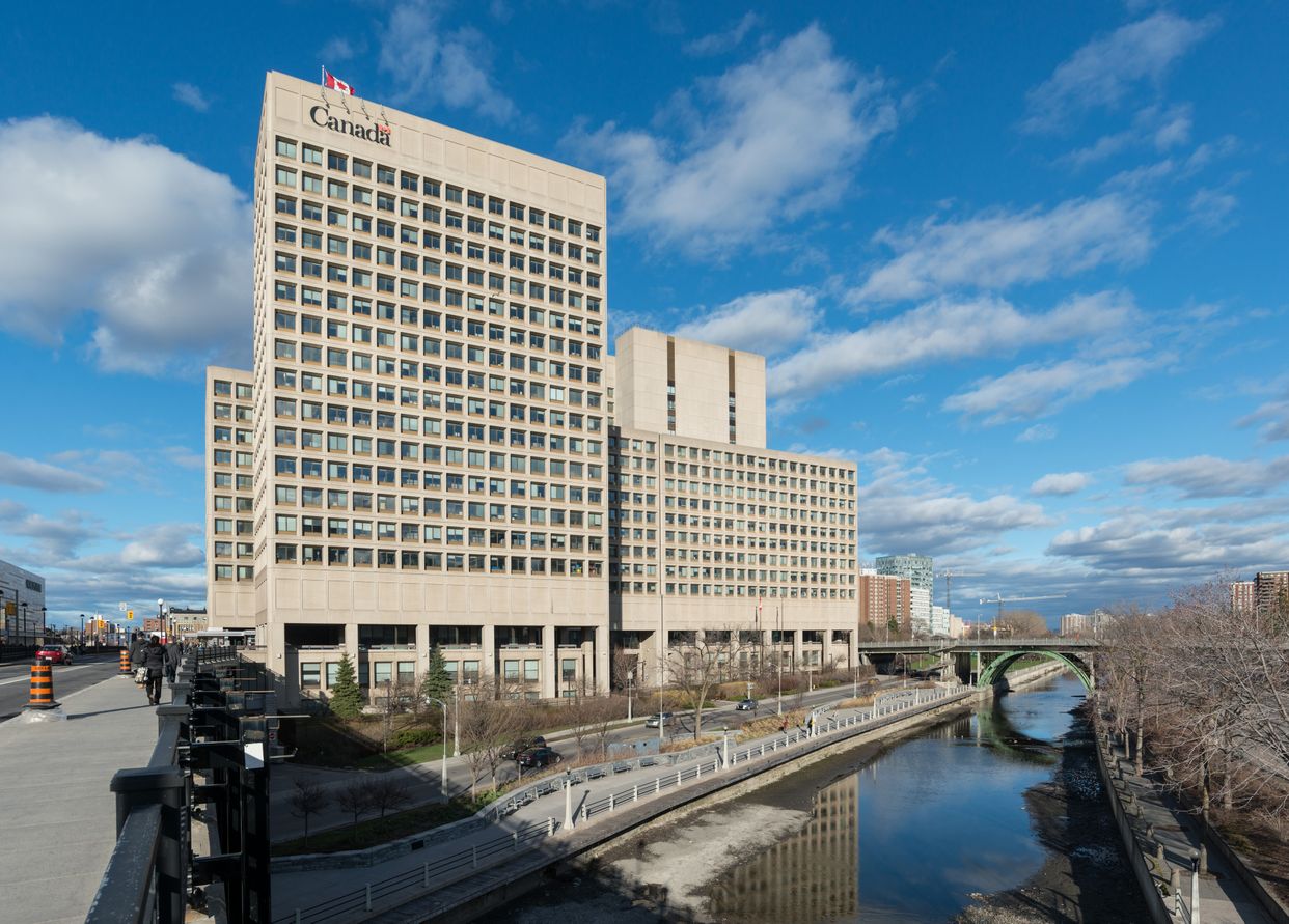 View of National Defence Headquarters
