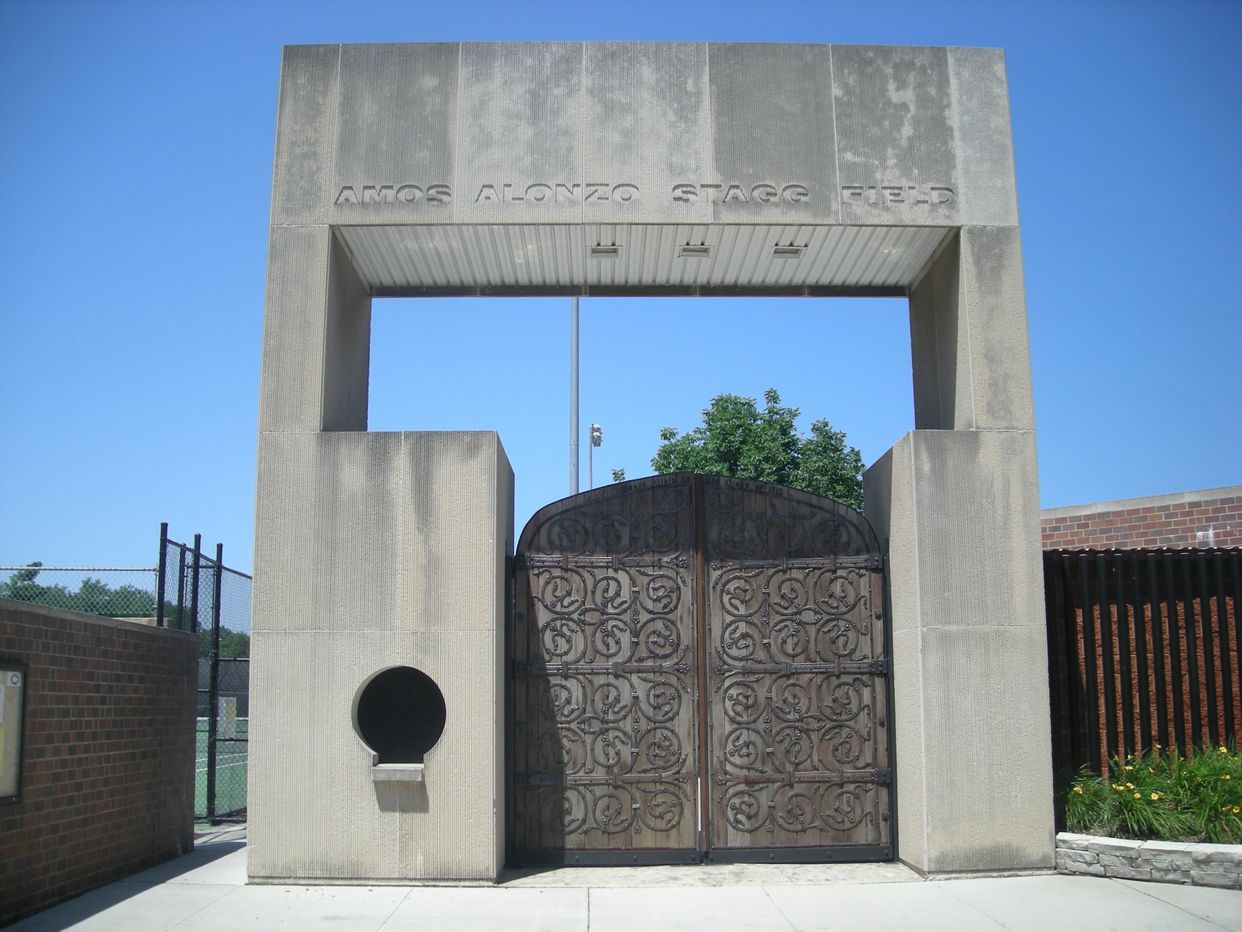 Amos Alonzo Stagg Field Gate