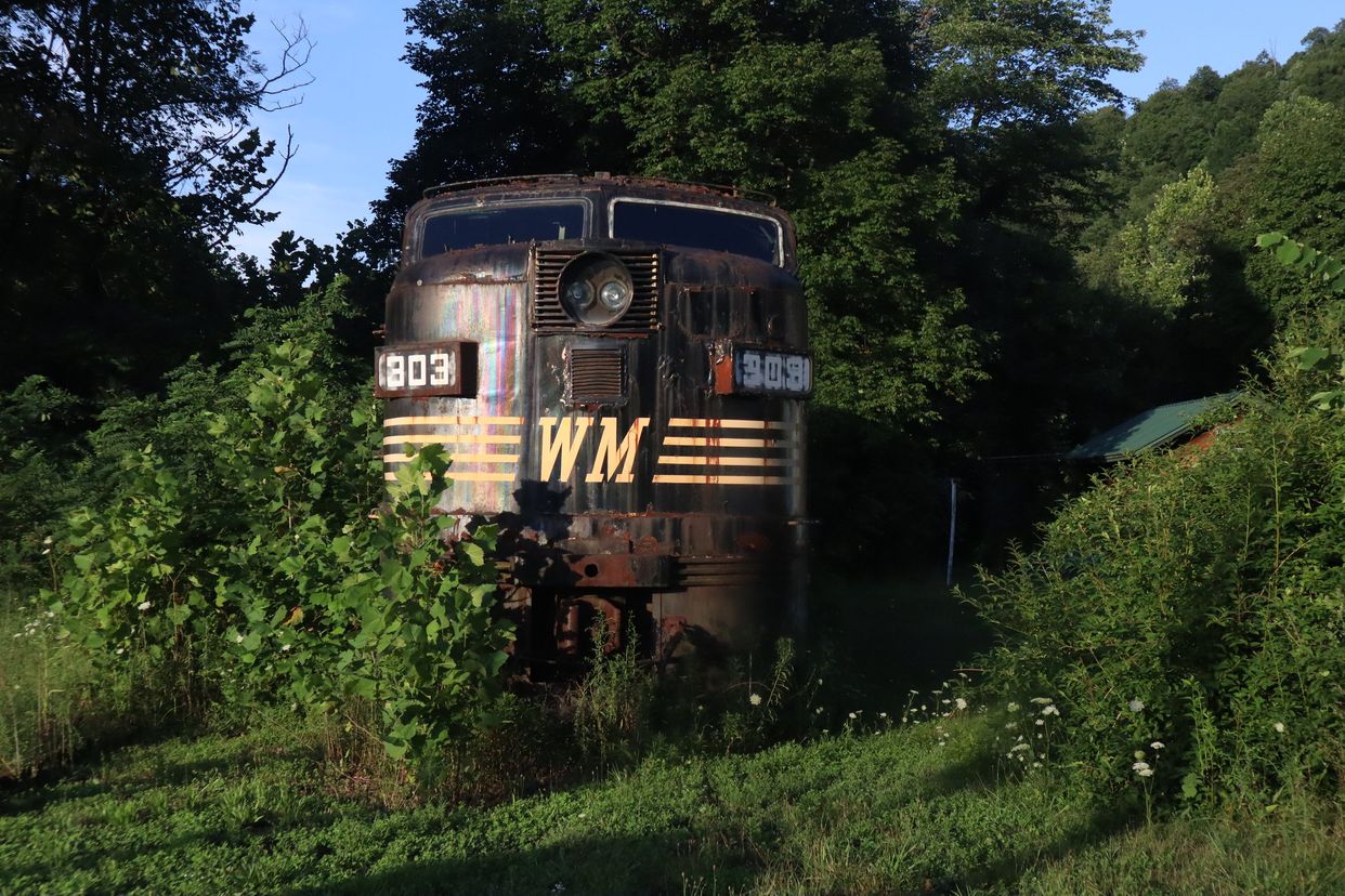 Abandoned Western Maryland Trains