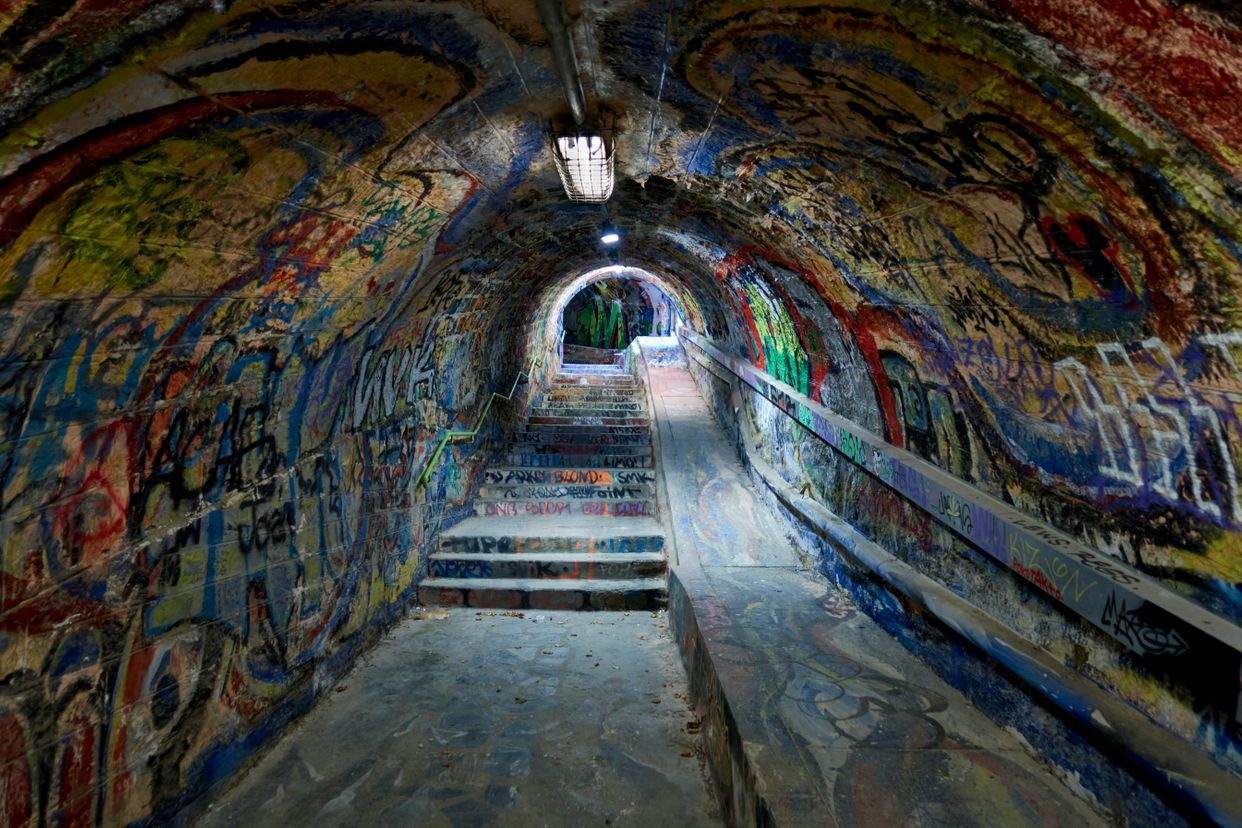 Tunnel Street Art - de la Gare à la Plage