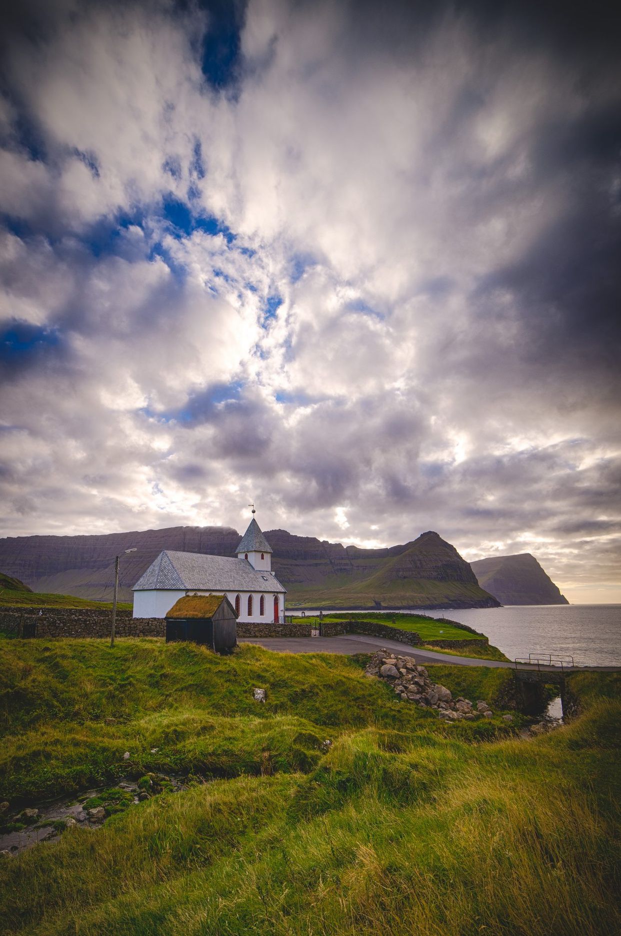 Viðareiði Church 
