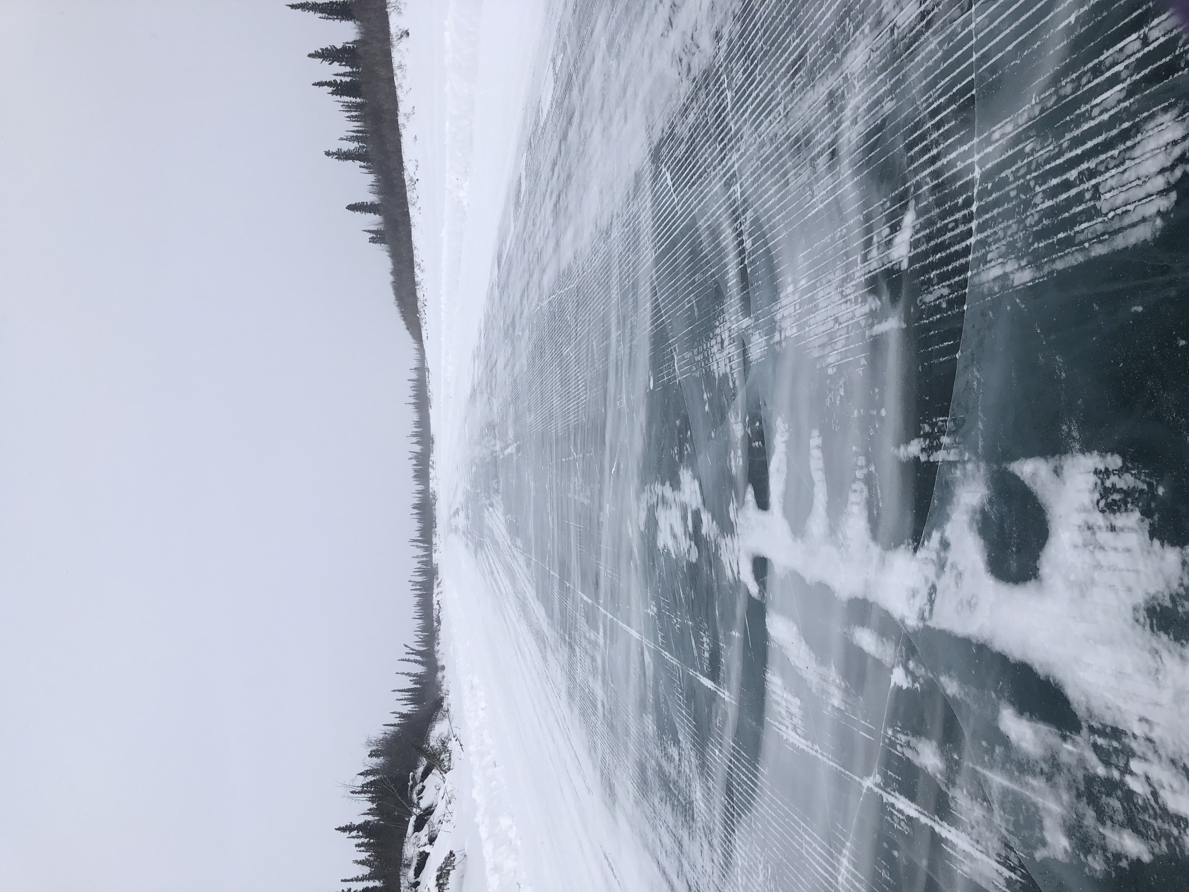 Ice Road from Inuvik to Aklavic — Photo by Leia Hoffman
