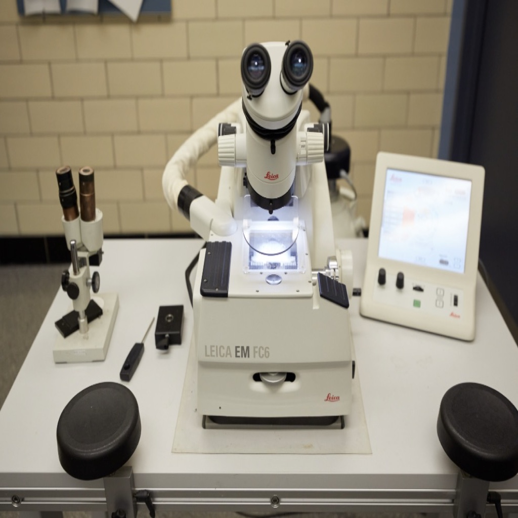 Leica EM FC6 - Microtome-Ion Mill - Specialized Equipment Services