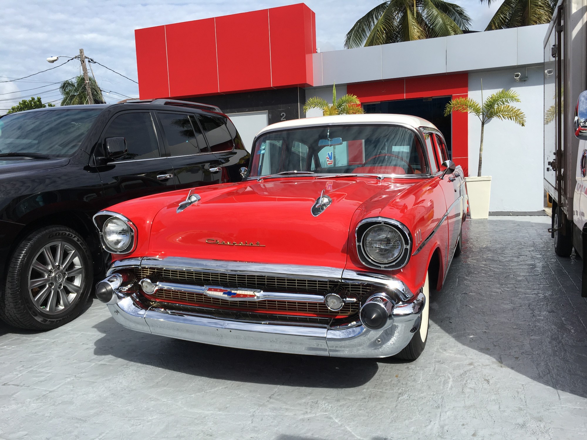 1957 CHEVROLET BELAIR en German Auto