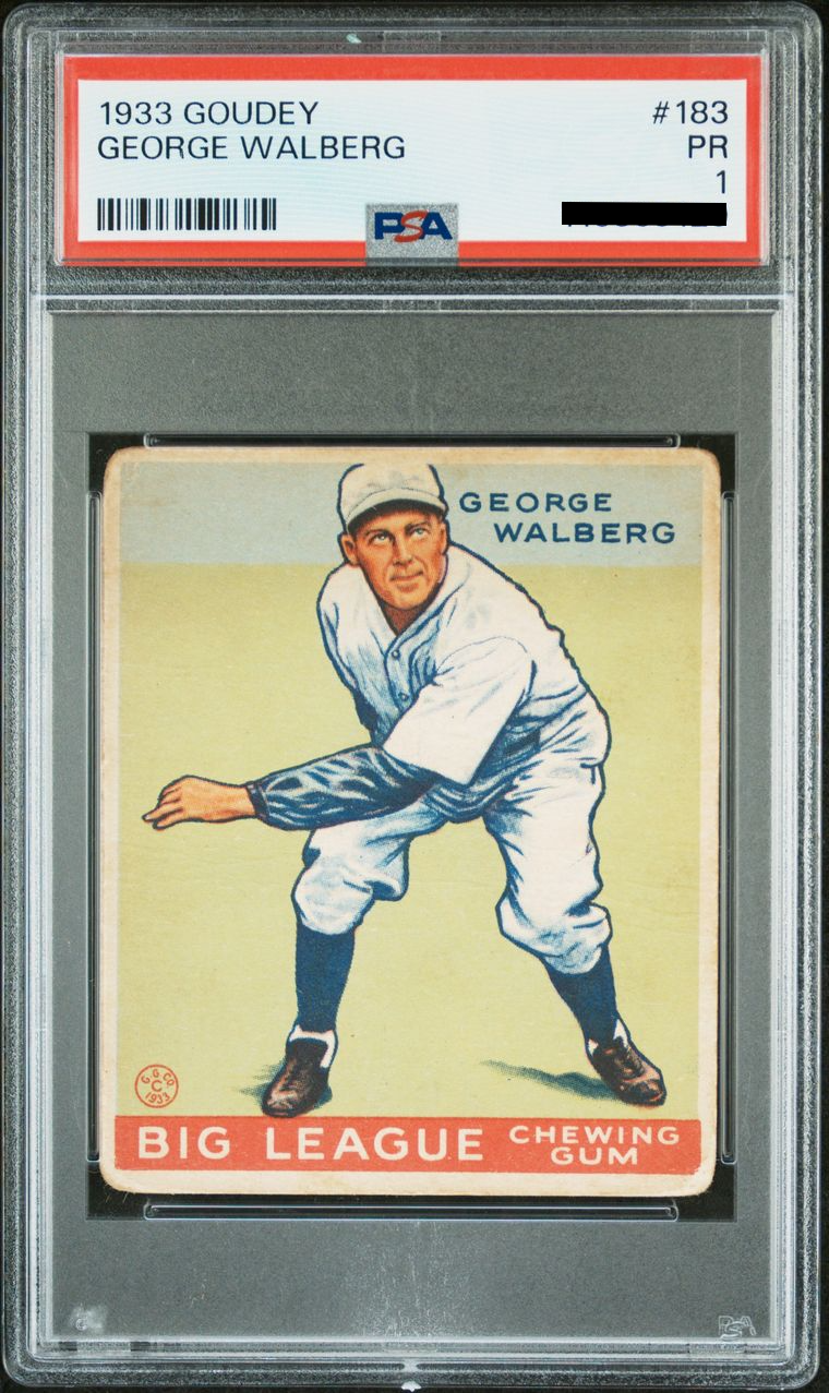 George Walberg (1933 Goudey)