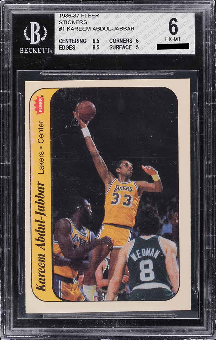 Kareem Abdul-Jabbar (Lew Alcindor) [Sticker]