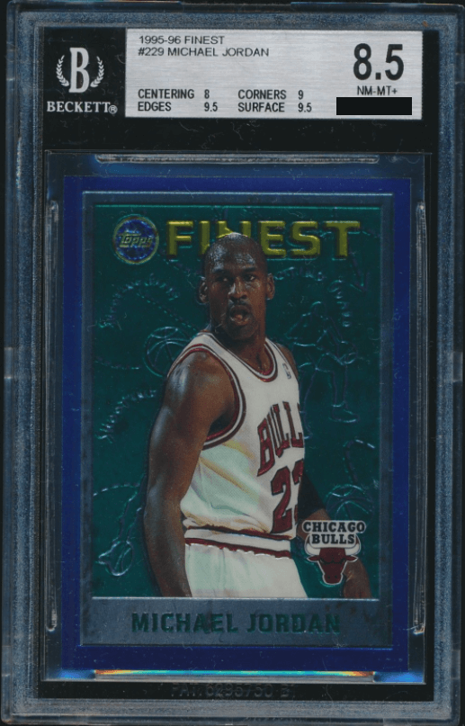 Michael Jordan [Base (W/o Coating)] (1995 Topps Finest)