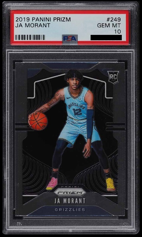 2019 Prizm Ja Morant Base #249 PSA 10