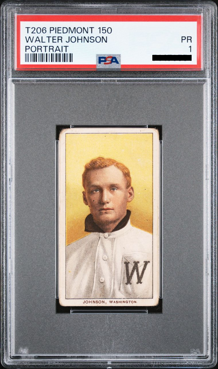 Walter Johnson [Piedmont 150 Portrait]
