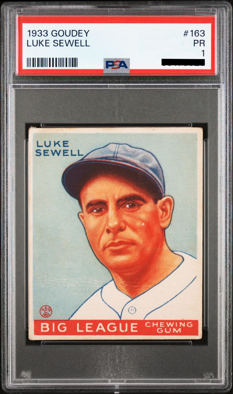 Luke Sewell (1933 Goudey)