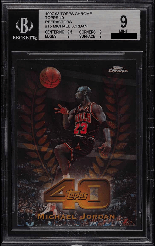 Michael Jordan [Topps 40 Refractor]