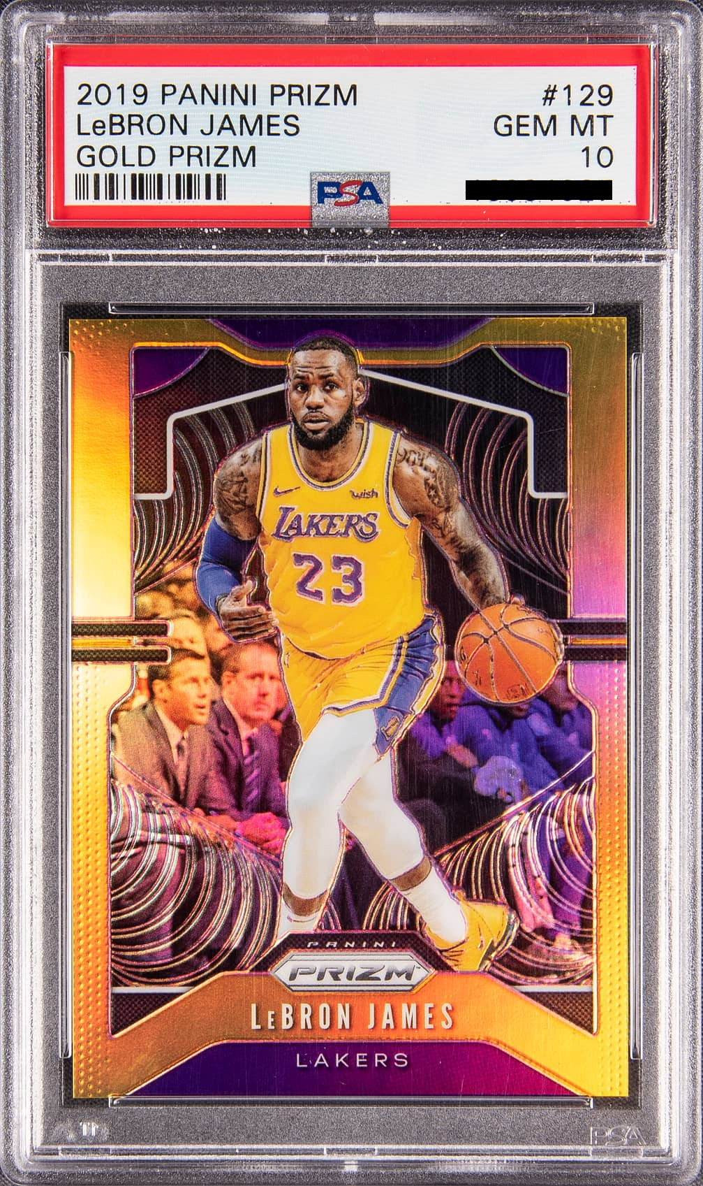 LeBron James [Gold /10] (2019 Prizm)