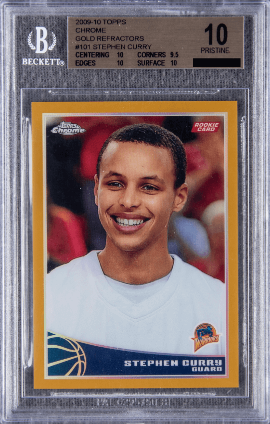 Stephen Curry [Gold Refractor /50] condition prices