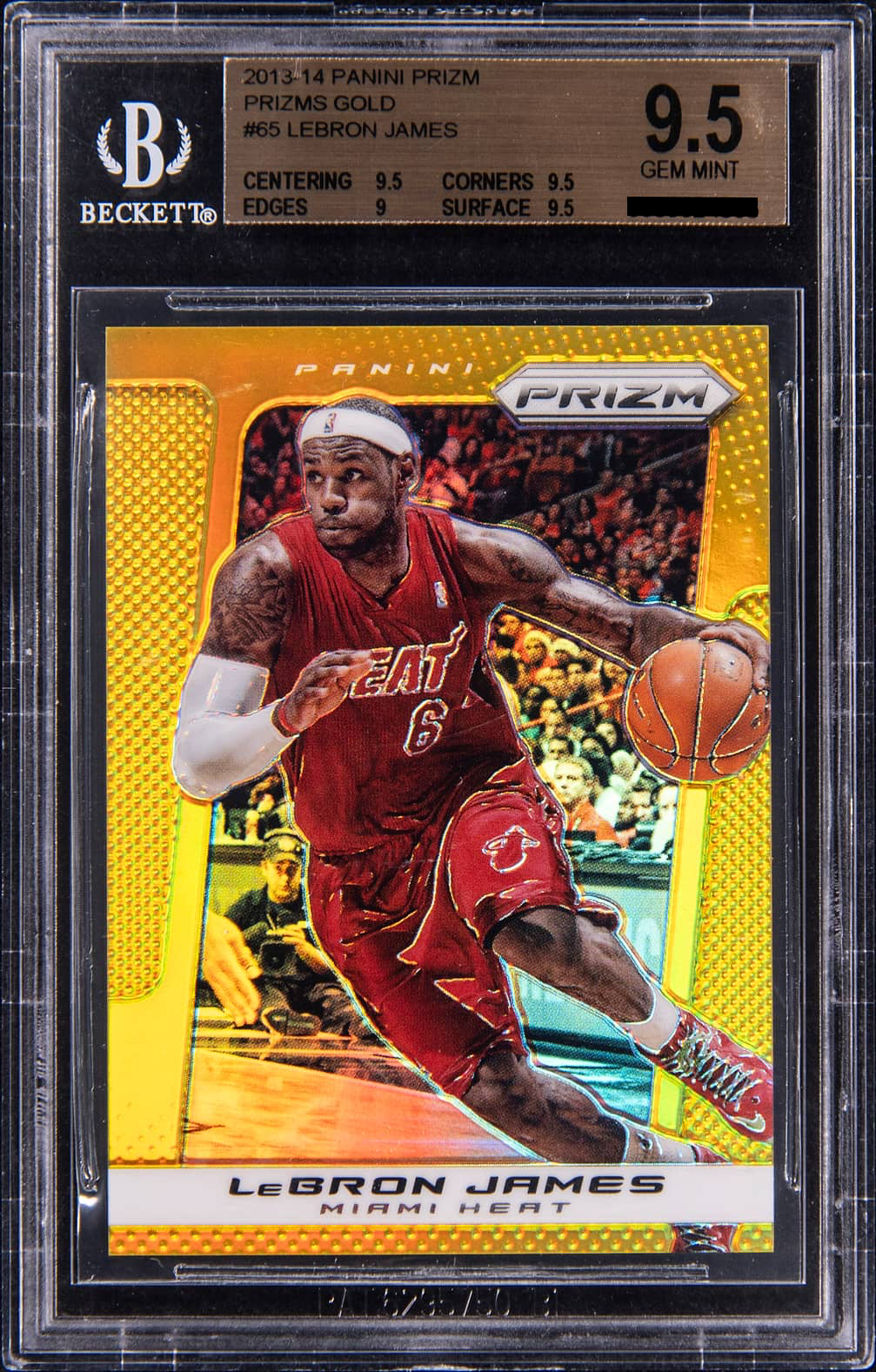 LeBron James [Gold /10] (2013 Prizm)