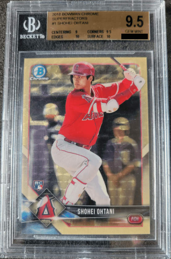 Shohei Ohtani [Base (Batting) Superfractor 1/1] - 2018 Bowman Chrome - Baseball card