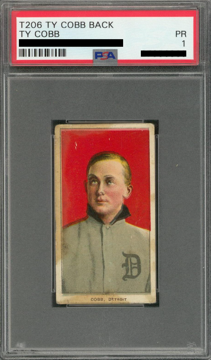 Ty Cobb [Ty Cobb Back] - 1910 T206 - Baseball card