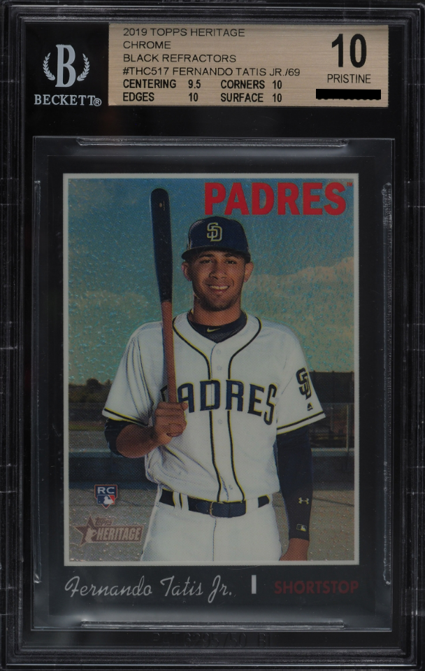 Fernando Tatis Jr. [Chrome Black Refractor /69]