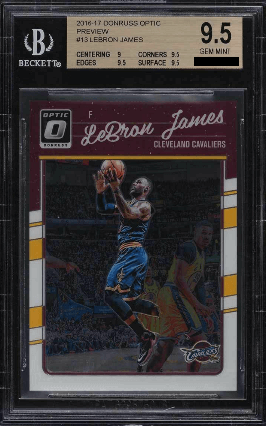 LeBron James [Optic Preview] condition prices