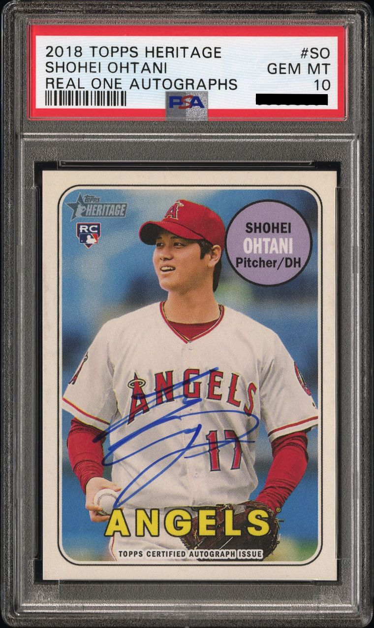 Shohei Ohtani [Real One Autographs]