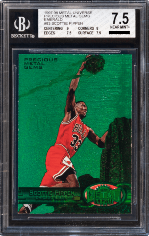 Scottie Pippen [Precious Metal Gems (PMG) Green /10]