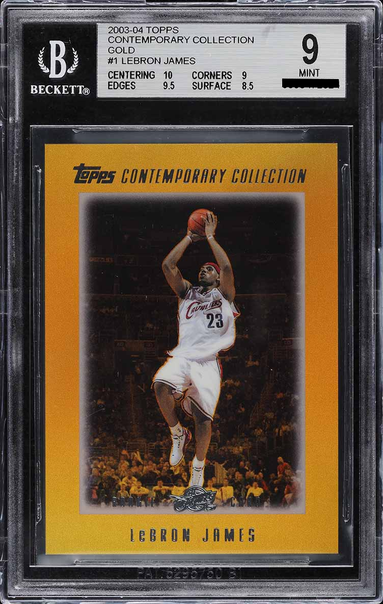 LeBron James [Gold /25] (2003 Topps Contemporary Collection)