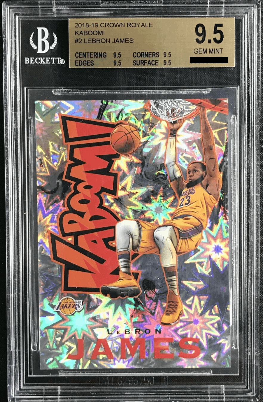 LeBron James [Kaboom!] (2018 Crown Royale)