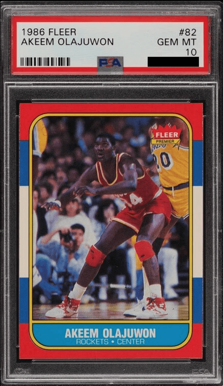 Hakeem Olajuwon (1986 Fleer)