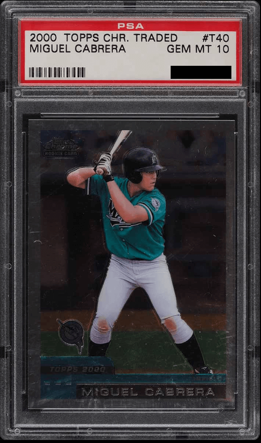 Miguel Cabrera (2000 Topps Chrome Traded)