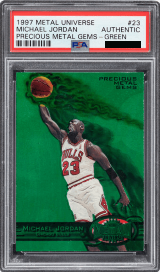 Michael Jordan [Precious Metal Gems (PMG) Green /10] card