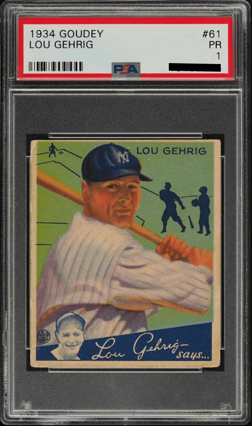 Lou Gehrig (1934 Goudey)