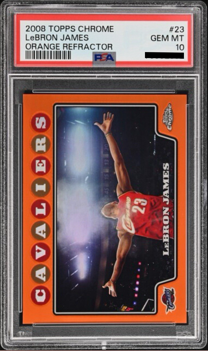 LeBron James [Orange Refractor /499]