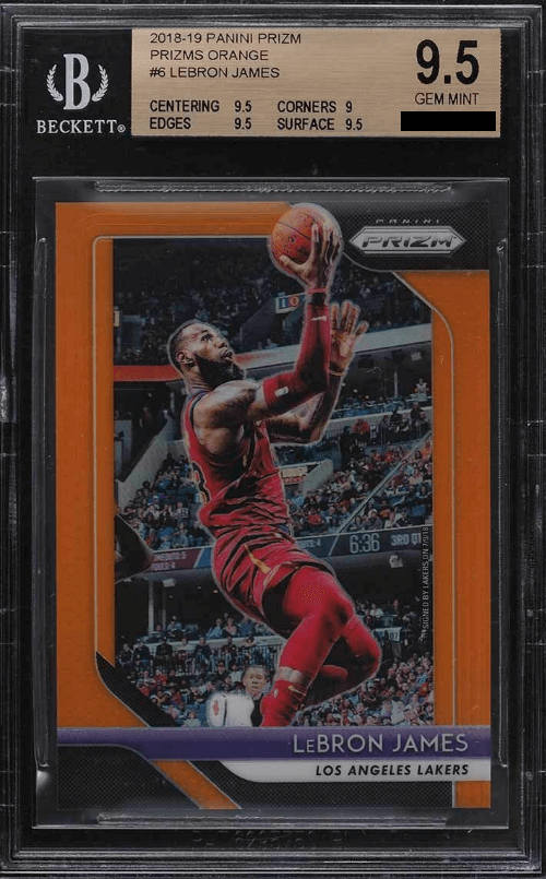 LeBron James [Orange /49] grading analysis