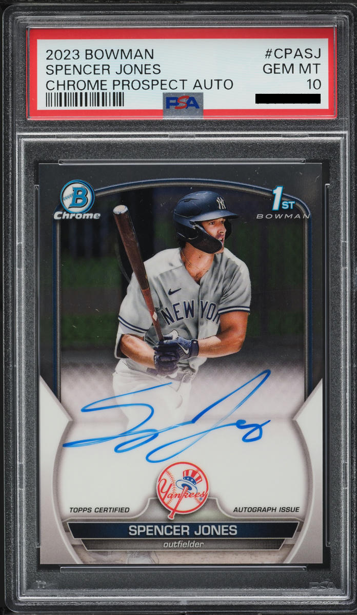 Spencer Jones [Chrome Prospects Autographs]