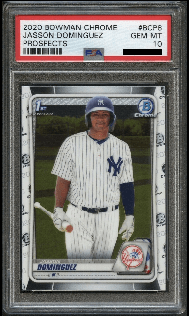 2020 Bowman Jasson Dominguez Chrome Prospects #BCP8 PSA 10