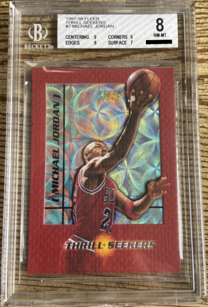Michael Jordan [Thrill Seekers] (1997 Fleer)