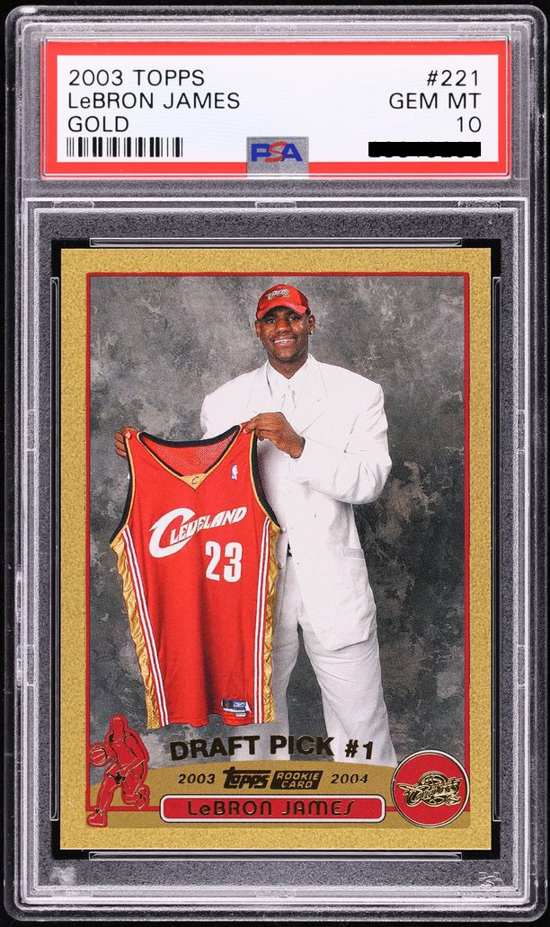 LeBron James [Gold] (2003 Topps)