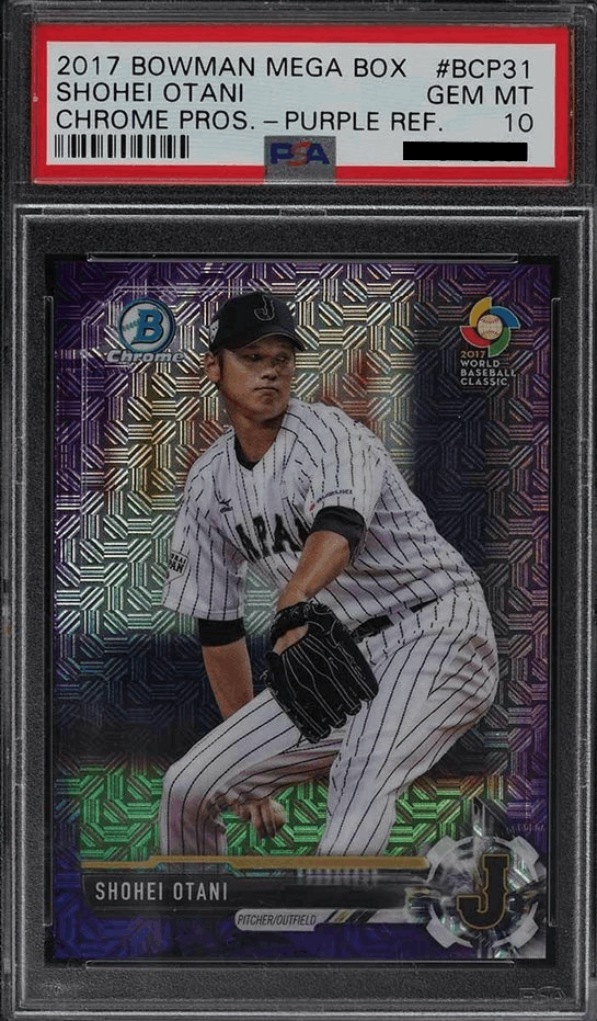 Shohei (Otani) Ohtani [Mega Box Chrome Prospects Purple /250]