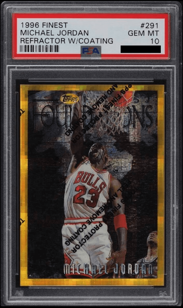 Michael Jordan [Gold Refractor (W/ Coating)]
